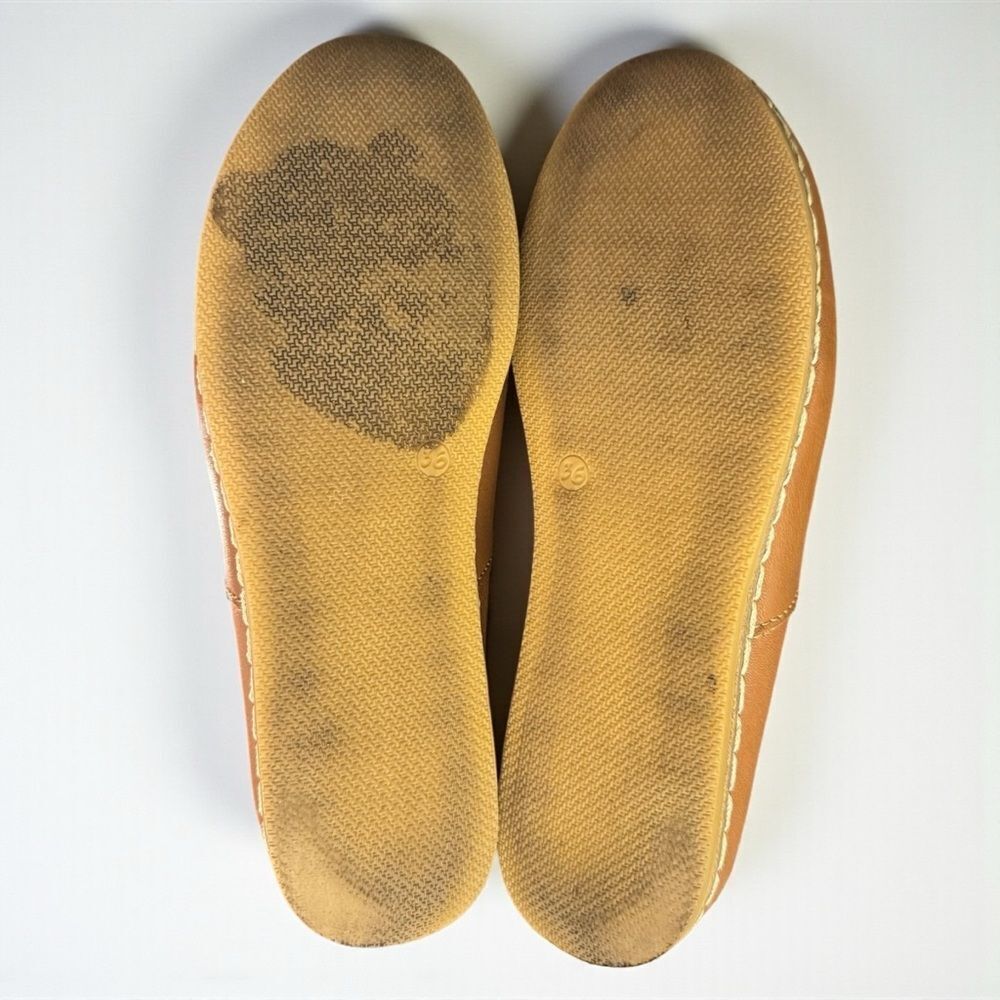 Charix Leather Slip-On Shoes Camel - Picture 5 of 7